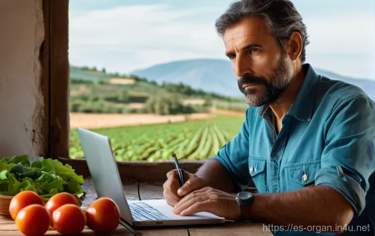 유기농업 연봉 협상 팁 - Prompt 1: The Diligent Organic Farmer's Planning Session**